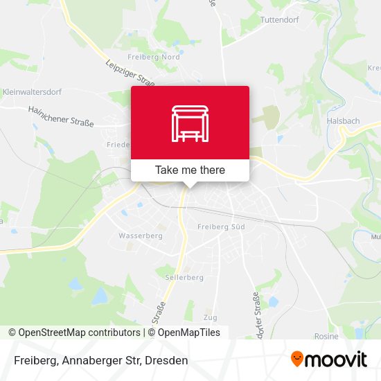Карта Freiberg, Annaberger Str