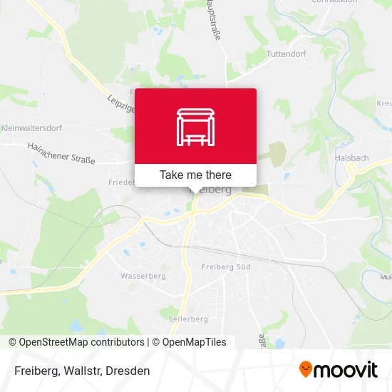 Карта Freiberg, Wallstr