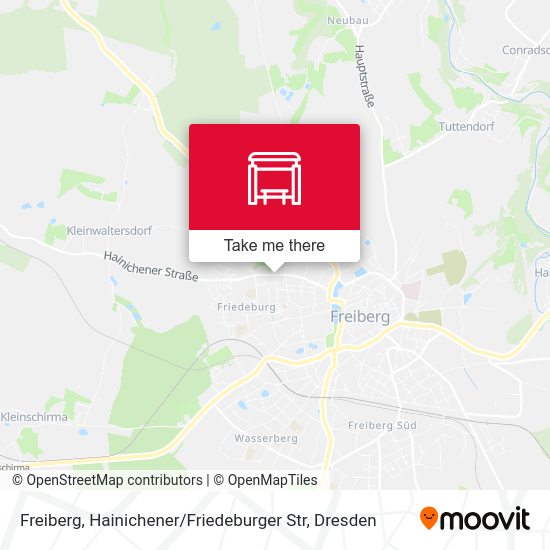 Карта Freiberg, Hainichener / Friedeburger Str