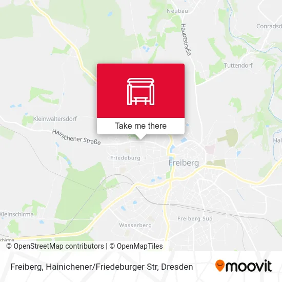 Карта Freiberg, Hainichener / Friedeburger Str
