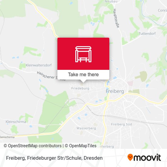 Карта Freiberg, Friedeburger Str / Schule