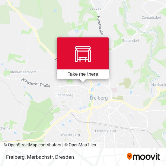 Карта Freiberg, Merbachstr