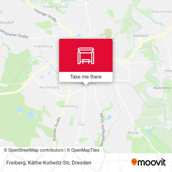 Карта Freiberg, Käthe-Kollwitz-Str
