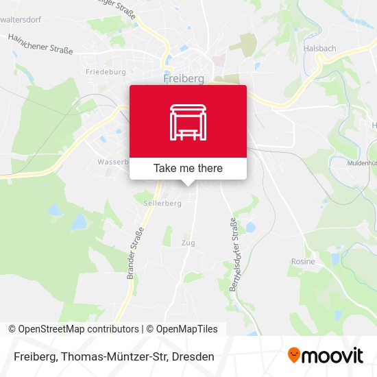 Карта Freiberg, Thomas-Müntzer-Str