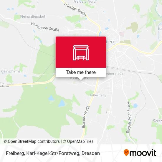 Карта Freiberg, Karl-Kegel-Str / Forstweg