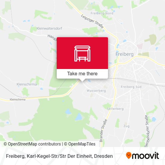 Карта Freiberg, Karl-Kegel-Str / Str Der Einheit