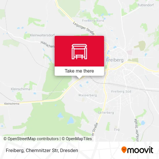 Карта Freiberg, Chemnitzer Str