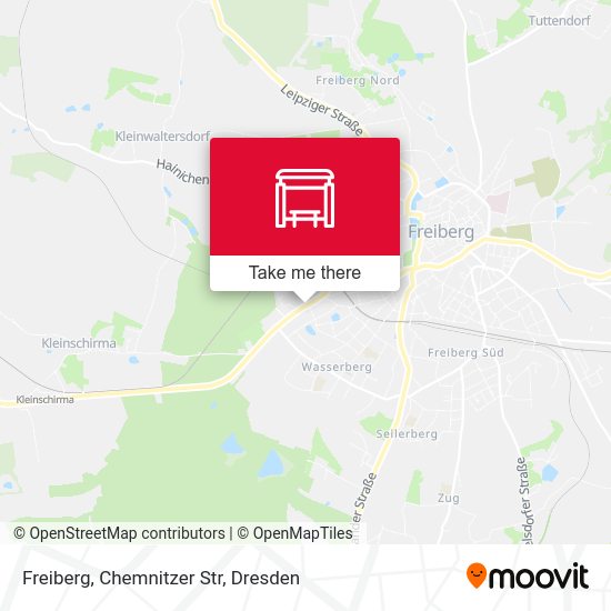 Карта Freiberg, Chemnitzer Str