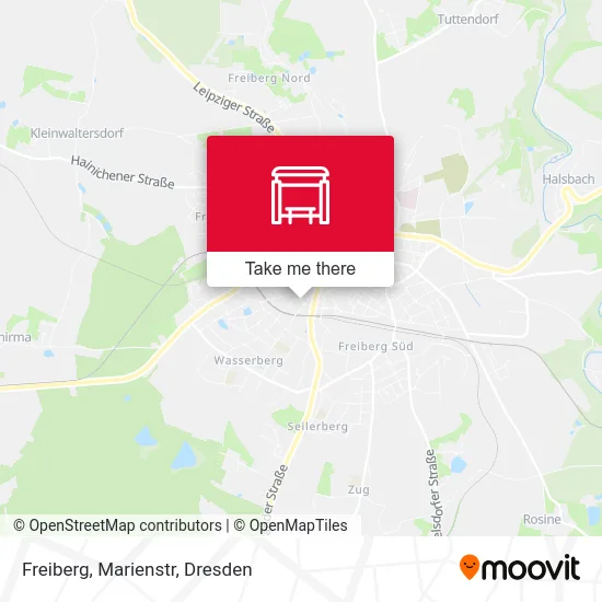 Карта Freiberg, Marienstr