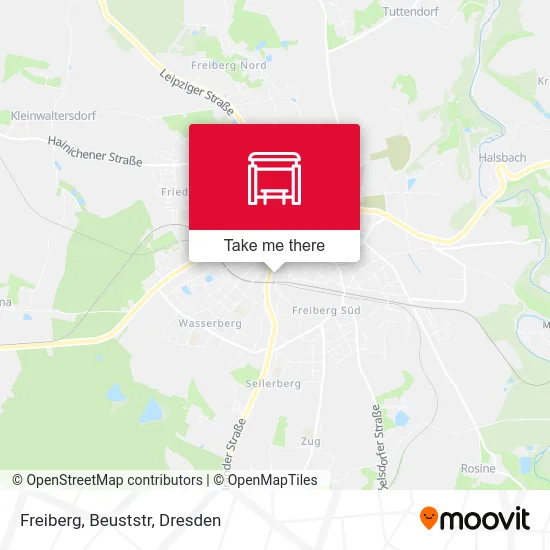 Карта Freiberg, Beuststr