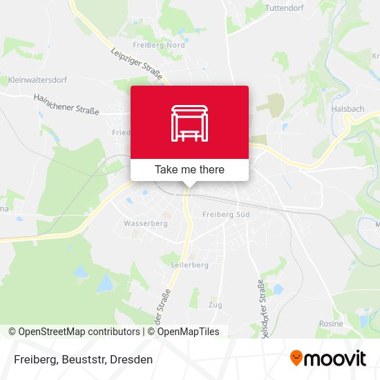 Карта Freiberg, Beuststr
