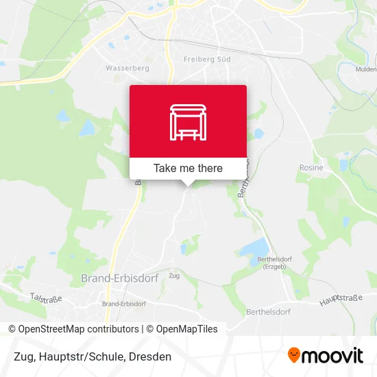 Карта Zug, Hauptstr/Schule