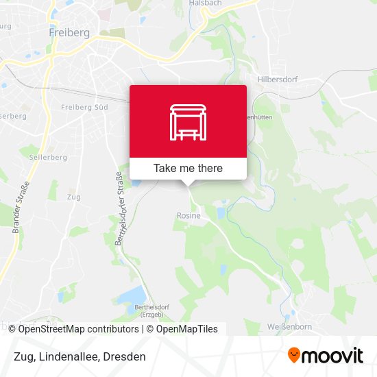 Карта Zug, Lindenallee