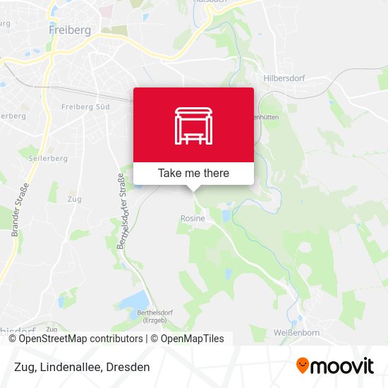 Карта Zug, Lindenallee