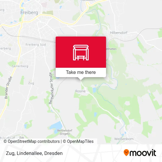 Карта Zug, Lindenallee