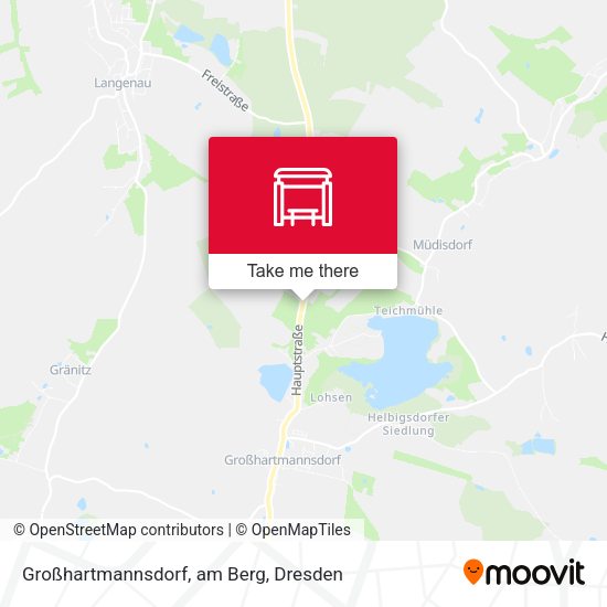 Карта Großhartmannsdorf, am Berg