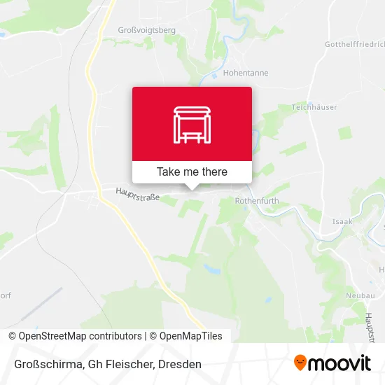 Карта Großschirma, Gh Fleischer