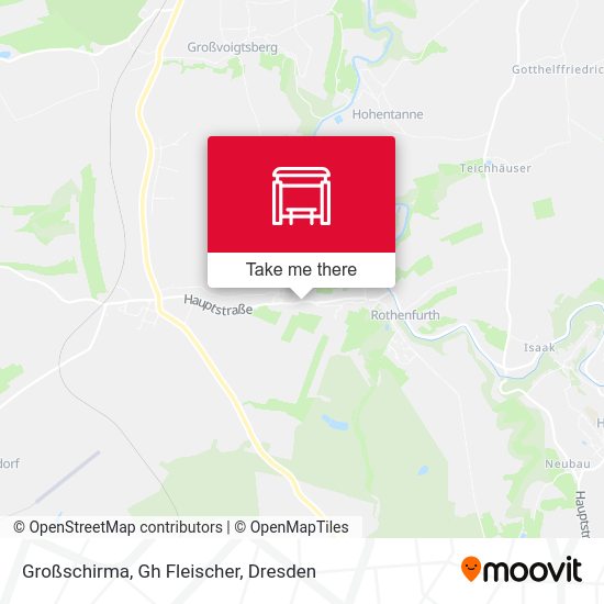 Карта Großschirma, Gh Fleischer