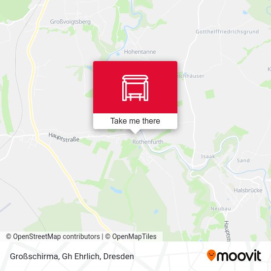 Карта Großschirma, Gh Ehrlich