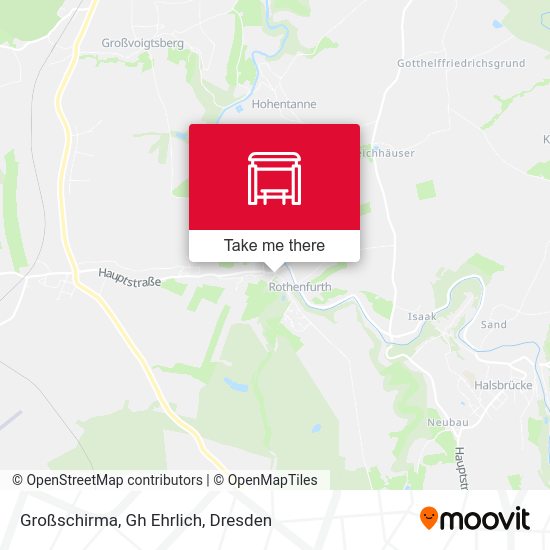 Карта Großschirma, Gh Ehrlich