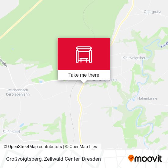 Карта Großvoigtsberg, Zellwald-Center