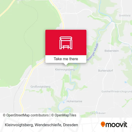 Карта Kleinvoigtsberg, Wendeschleife