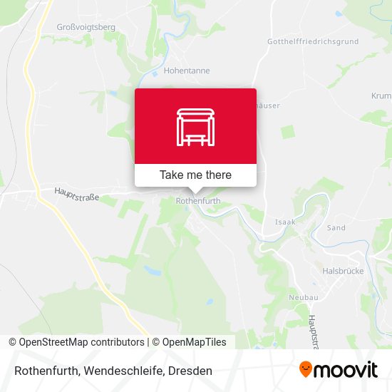 Карта Rothenfurth, Wendeschleife