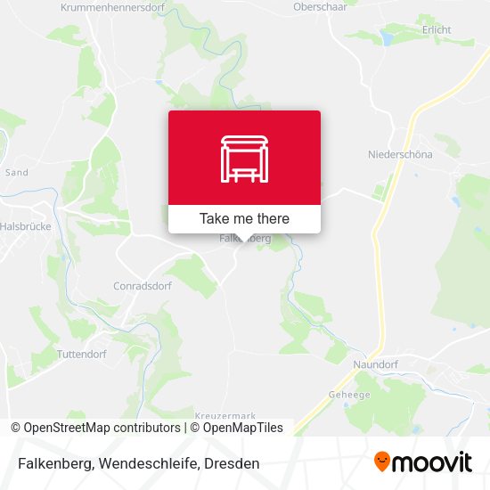 Карта Falkenberg, Wendeschleife