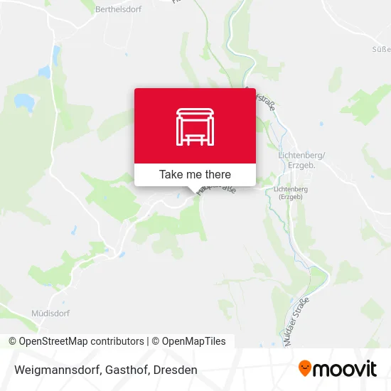 Карта Weigmannsdorf, Gasthof