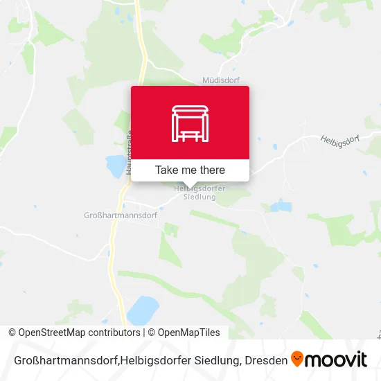 Карта Großhartmannsdorf,Helbigsdorfer Siedlung