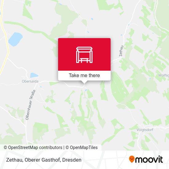 Карта Zethau, Oberer Gasthof