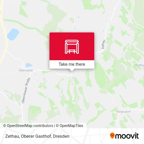 Карта Zethau, Oberer Gasthof