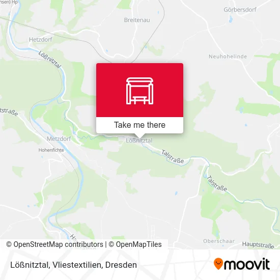 Карта Lößnitztal, Vliestextilien