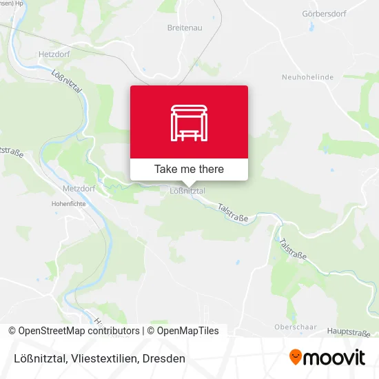 Карта Lößnitztal, Vliestextilien