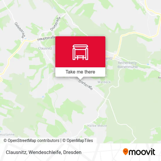 Карта Clausnitz, Wendeschleife