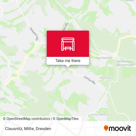 Карта Clausnitz, Mitte