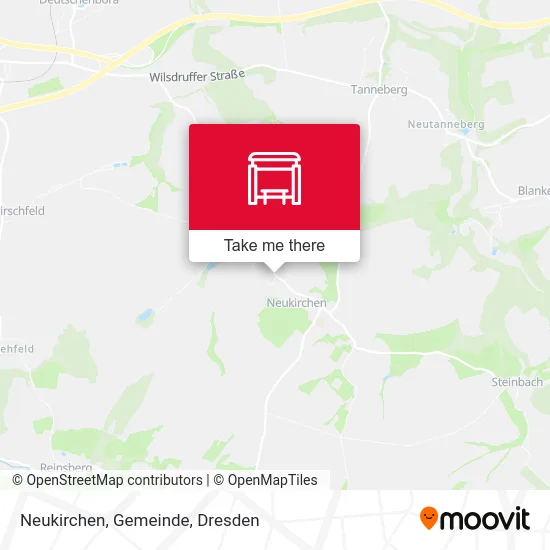 Карта Neukirchen, Gemeinde