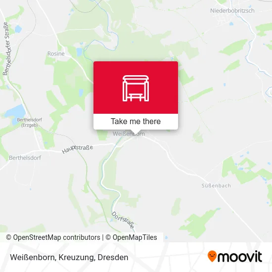 Карта Weißenborn, Kreuzung