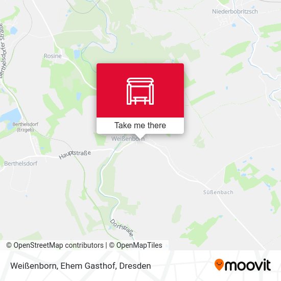 Карта Weißenborn, Ehem Gasthof