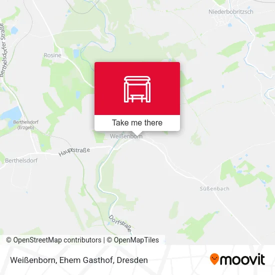 Карта Weißenborn, Ehem Gasthof