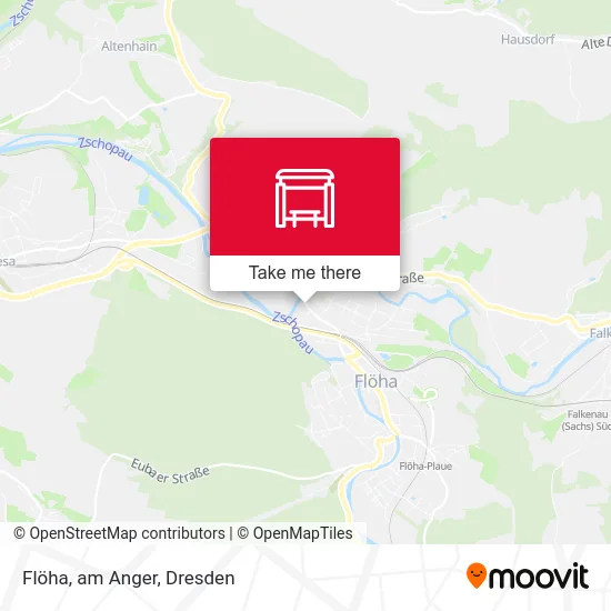 Карта Flöha, am Anger