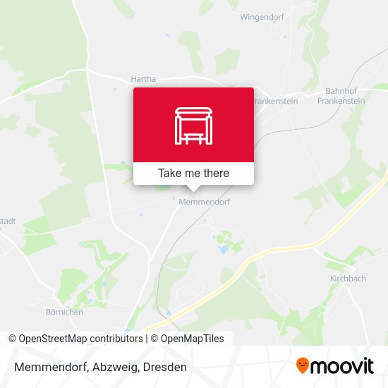 Карта Memmendorf, Abzweig
