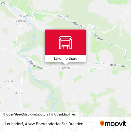 Карта Leubsdorf, Abzw Borstendorfer Str