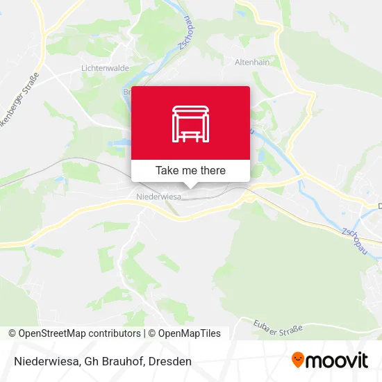 Карта Niederwiesa, Gh Brauhof