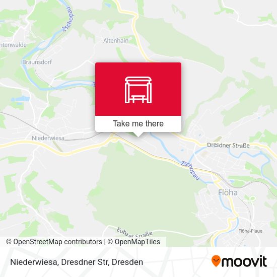 Карта Niederwiesa, Dresdner Str