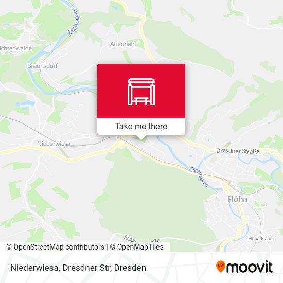 Карта Niederwiesa, Dresdner Str