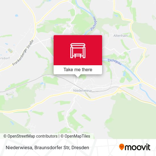 Карта Niederwiesa, Braunsdorfer Str