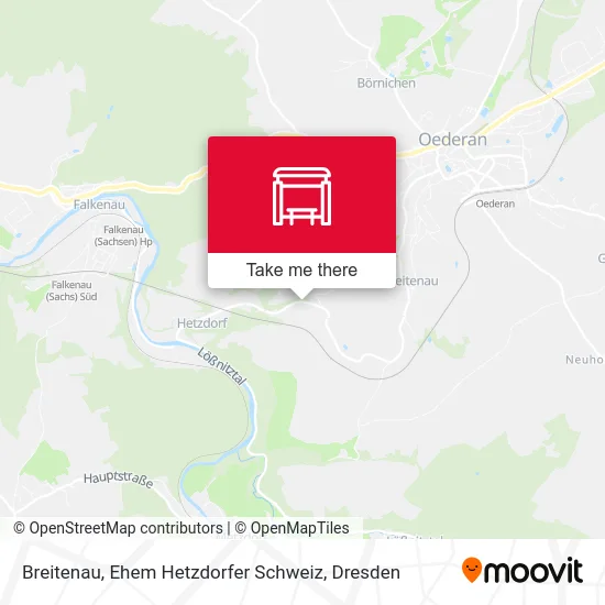 Карта Breitenau, Ehem Hetzdorfer Schweiz