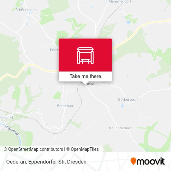 Карта Oederan, Eppendorfer Str