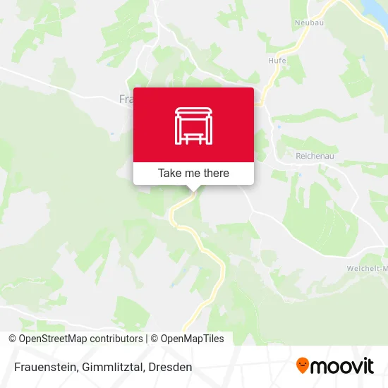 Карта Frauenstein, Gimmlitztal